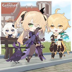 公式正規品 原神 フィッシュル 2023年 色紙 命定の日 - メルカリ