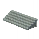 Textured Whitestone Stairs