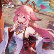 Yae Miko Birthday 2023 Official Genshin Impact Twitter