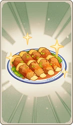 Matsutake Meat Rolls