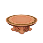 "One-Legged Round Shield"