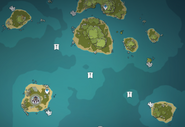 3 locations of Small Wreckages between the two Main Wreckages