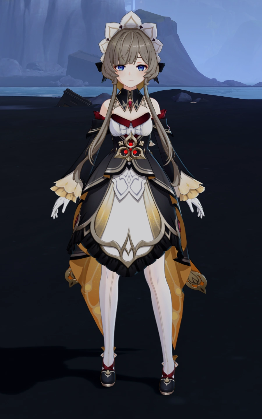 RT ファッション 原神・公式 トレンチコート（霜痕与権焔）Mサイズ