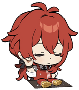 KFC x Genshin Collab miHoYo CN Forum emojis