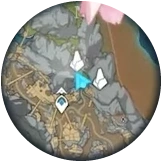 ミニマップ上の流明晶石