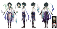 Xiao Concept Art 'Genshin Impact': Crafting an Anime-Style Open World