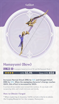 Hamayumi | Genshin Impact Wiki | Fandom