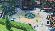 Mondstadt Main Plaza - Windblume