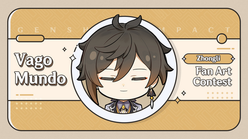 Kontes Seni Penggemar Vago Mundo Zhongli 2022-08-16