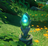 A Seelie in a repaired mossy Court
