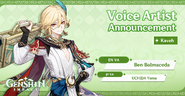 ENとJPの公式声優発表