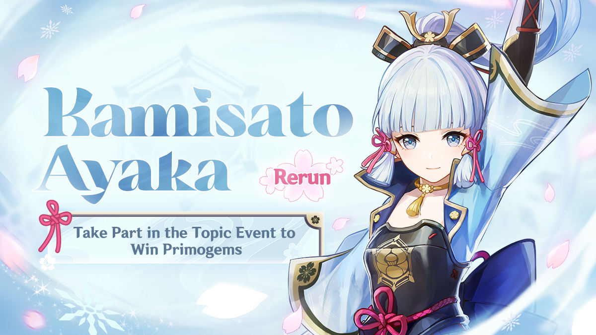 HoYoLAB x Prime Gaming Event: Kamisato Ayaka and Shenhe Are Here - Take  Part in the Topic Events to Win Primogems, Genshin Impact Wiki