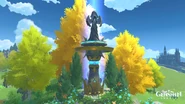 Decorations at the Dawn Winery Statue of the Seven
