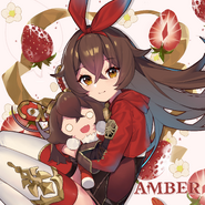 アンバー生誕祭2020 原神公式英語twitter 咩煲様の作品