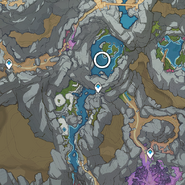 Fishing spot map location