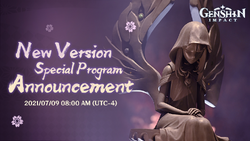 The version 4.0 special program will be tomorrow!!