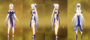 礼服コスチューム — 紗の幽蘭