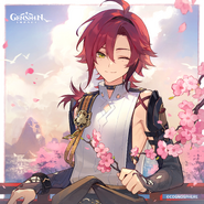 鹿野院平蔵生誕祭2024 原神公式Twitter