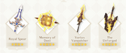 Version 1.1 Weapons