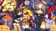 ハロウィン2019年 原神公式Twitter 呜拉祖啦様の作品