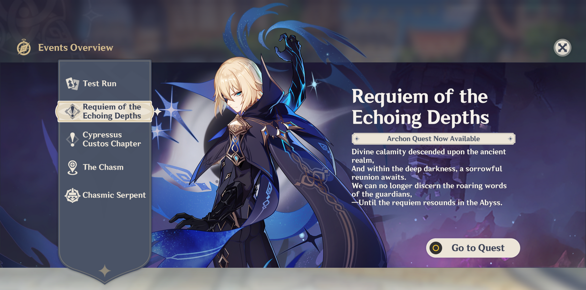 requiem of the echoing depths