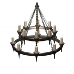 Two-Tier Candle Chandelier