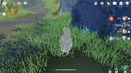 The elemental trail from a Court when using Elemental Sight
