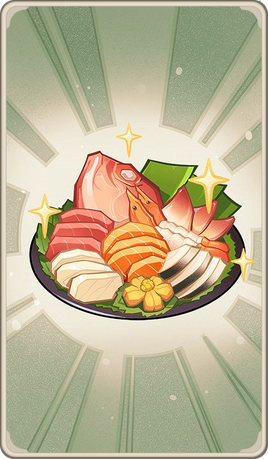 Sashimi Platter Event Card