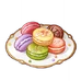 Rainbow Macarons