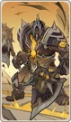 การ์ดตัวละครเกมกลเจ็ดอัจฉริยะใหม่ Black Serpent Knight: Rockbreaker Ax  