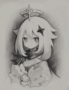 Retrato com melhorias feitas pelo Albedo
