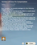 Fix Compensation Reward