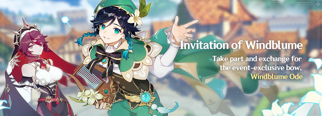 Invitation Of Windblume Genshin Impact Wiki Fandom