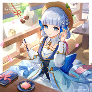 神里綾華生誕祭2024 原神公式X (Twitter) びび様の作品