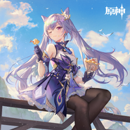 Keqing Birthday 2021 Resmî Genshin Impact Twitterı Çizer: Criin