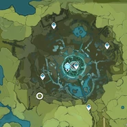 風龍廃墟の南西端にある狂風のコア1