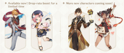Version 1.1 Characters