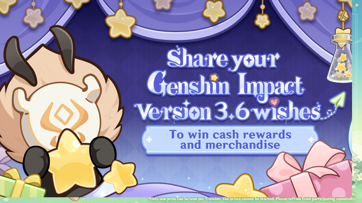 The Genshin Impact 3.6 codes are here
