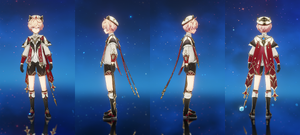 In-game model turnaround