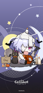 Halloween 2021 - Qiqi Official Genshin Impact Twitter