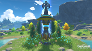 Statue of the Seven - Starfell Lake - Windblume