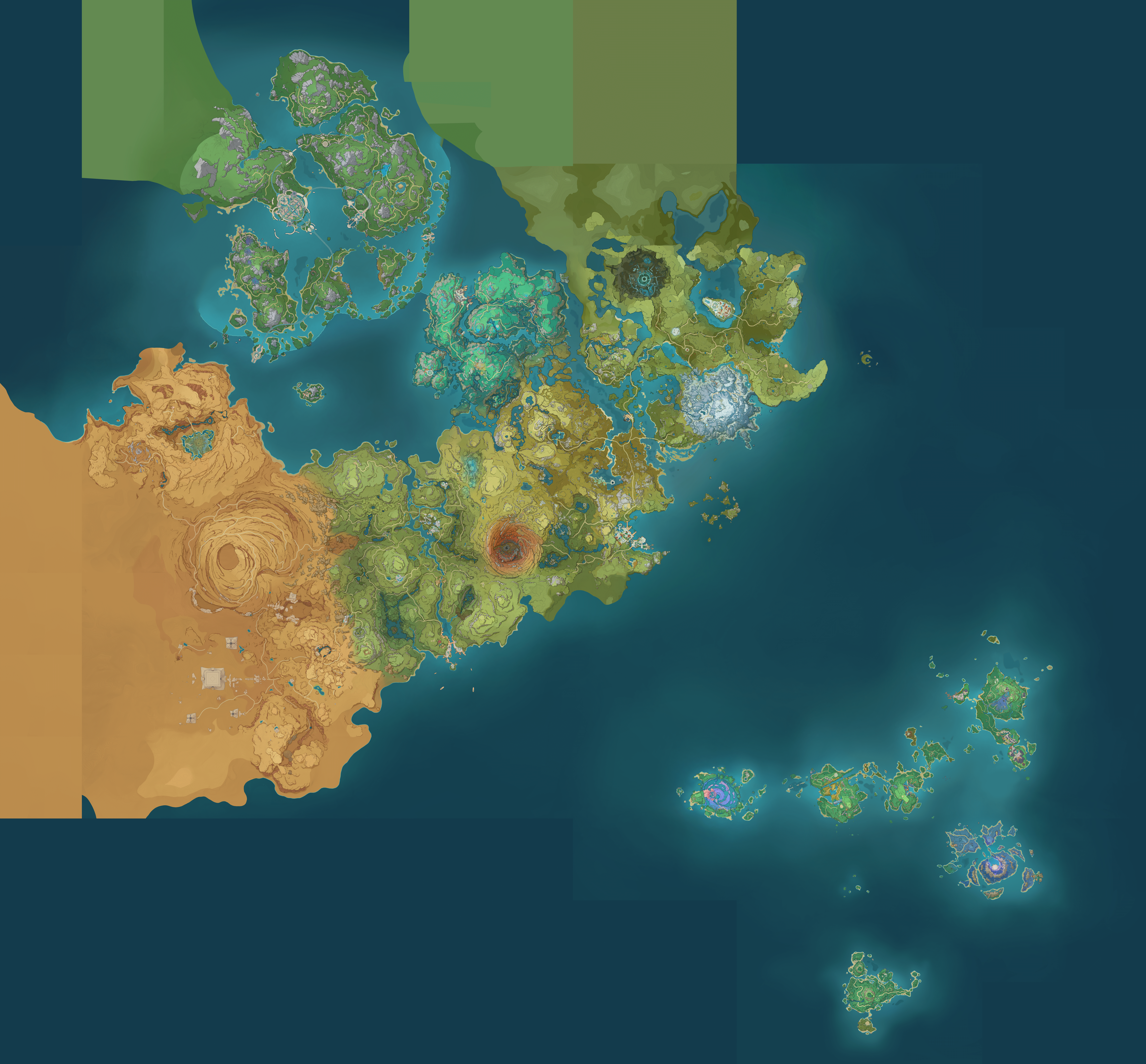 Inazuma map