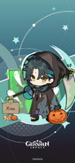 ハロウィン2021年 - 魈 原神公式英語Twitter