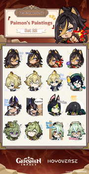 Paimon's Paintings Set 22