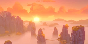 Viewpoint Mist-Veiled Stone Forest