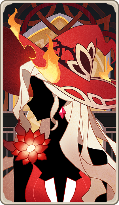 I Drew the Crimson Witch of Flames : r/Genshin_Impact