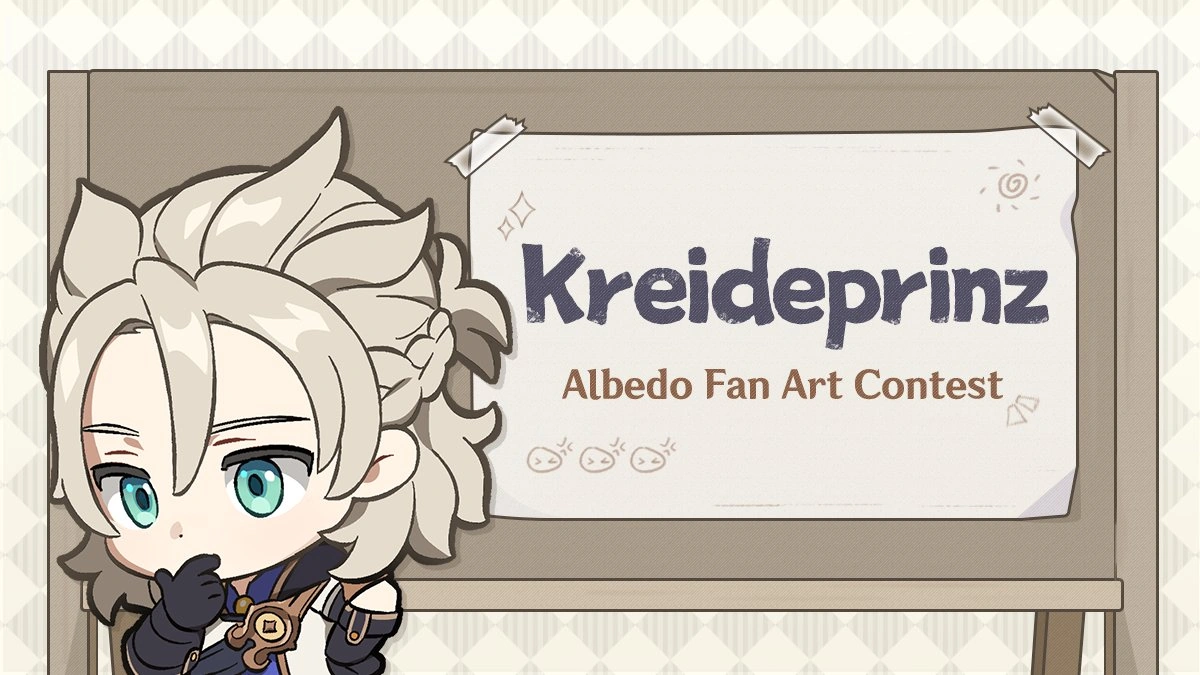 "Kreideprinz" Albedo Fan Art Contest Genshin Impact Wiki Fandom
