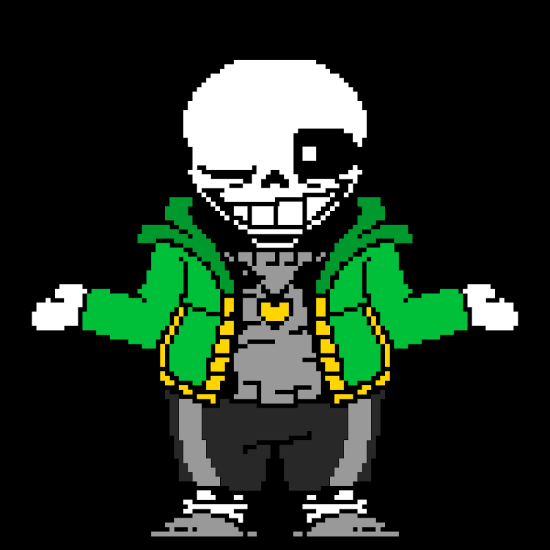 Pixilart - sans aus by Glitched-artist