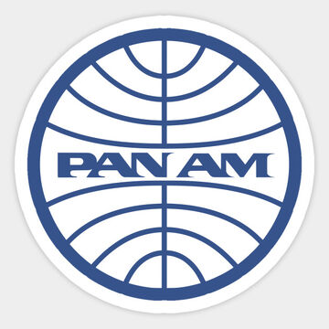 PAN AM AIRLINES Logo Vinyl Decal Sticker pan American World Airways Airline  multiple Sizes free Shipping - Etsy