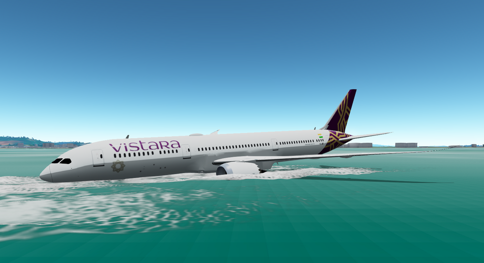Vistara航空 Boeing 787-9 1/500 Herpa Wings 1:500 Boeing 787-9 D. Vistara - World-of-Wings